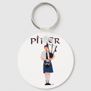 Llavero PIPER Cuadros Azules