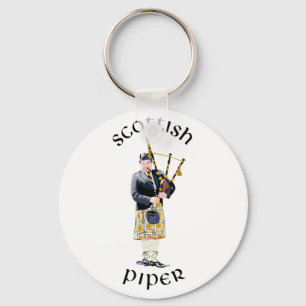 Llavero Piper escocés - Tan Kilt