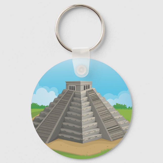 Llavero Pirámide De La Keychain Del Sol (Anverso)