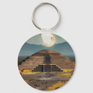 Llavero Pirámide de la Luna, Teotihuacán, México Travel