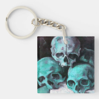 Llavero Pirámide de las calaveras después de Cezanne