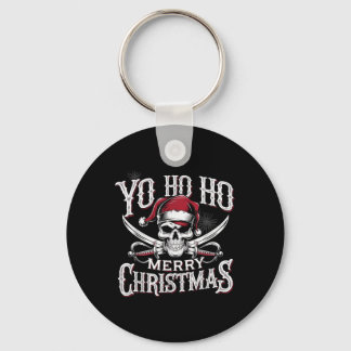 Llavero Pirata de vacaciones Yo Ho Ho Feliz Navidad Sombre