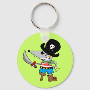 Llavero pirata del dibujo animado