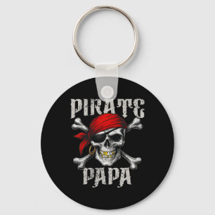 Llavero Pirata Papa Jolly Roger Bandera Y Crusanos De Cala