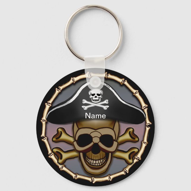 Llavero Pirata Skull Crossbone (Anverso)