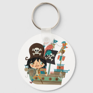 Llavero Pirata y barco pirata