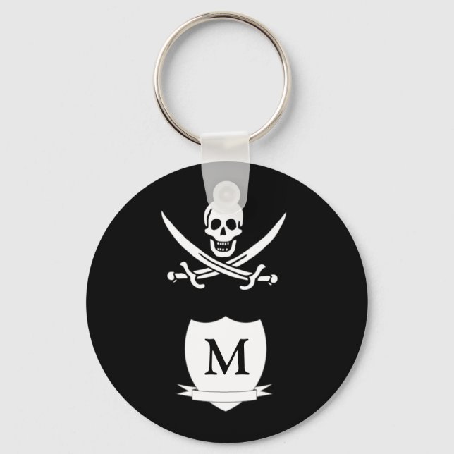 Llavero Pirata y monograma (Anverso)