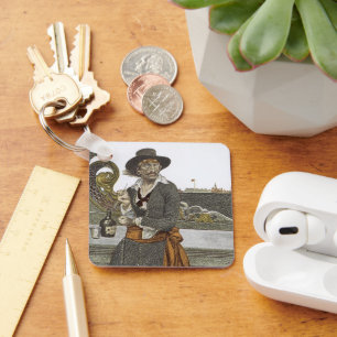 Llavero Piratas antiguos, Kidd en la cubierta de la galera