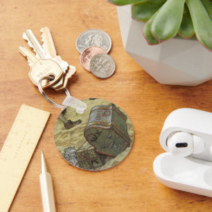 Llavero Piratas antiguos, William Kidd enterrando tesoros