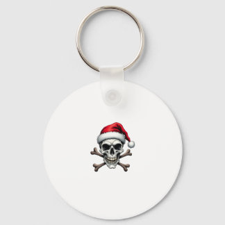 Llavero Pirate Christmas Skull & Crossbones Santa Hat. Got