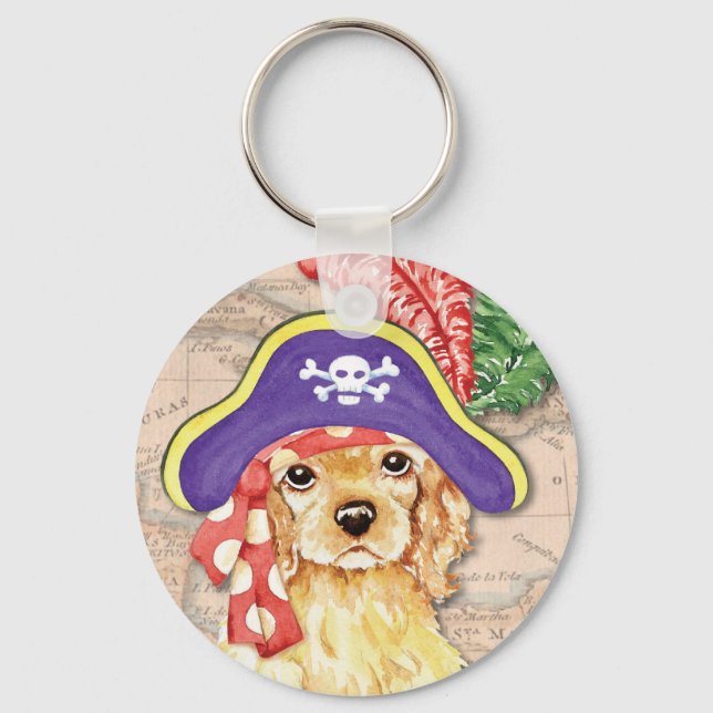 Llavero Pirate Cocker Spaniel (Anverso)