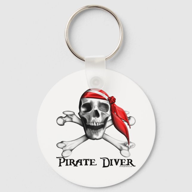 Llavero Pirate Diver Keychain (Anverso)