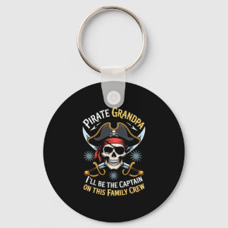 Llavero Pirate grandpa skeleton freeboater boat captain