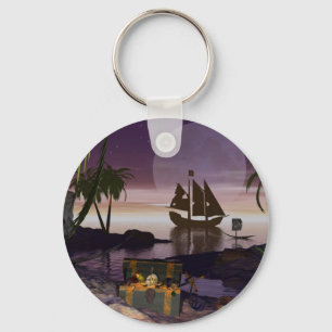 Llavero Pirate Island Keychain