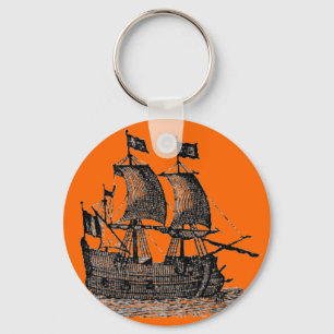 Llavero Pirate Ship Keychain