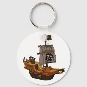 Llavero Pirate Ship Keychain