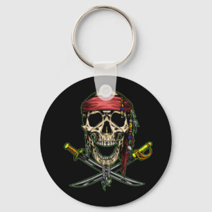 Llavero Pirate Skull Ghost Ocean Ship Keychain