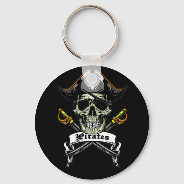 Llavero Pirate Skull Ghost Sea Ship Keychain (Anverso)
