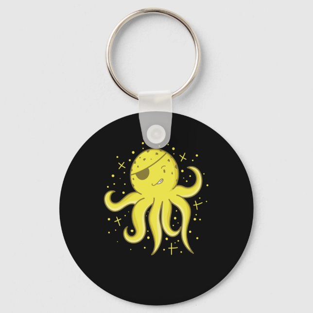 Llavero Piraten Riesenkrake mit Augenklappe (Anverso)