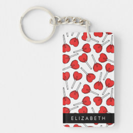 Llavero Piruetas Rojas, Piruetas de Corazón, Caramelo, Tu