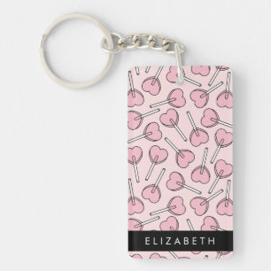 Llavero Pirulís rosados, Pirulís con forma de corazón, Lol
