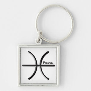 Llavero PISCES, Abstract Design of Zodiac Rótulo, T-Shi