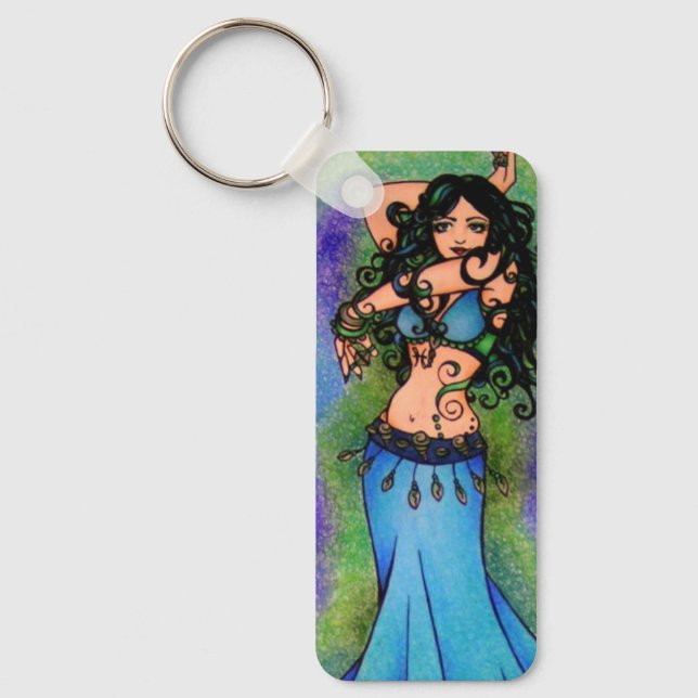 Llavero Pisces Belly Dancer Art (Anverso)