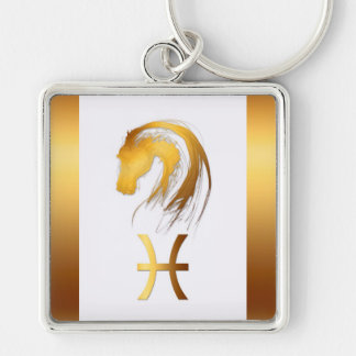 Llavero Pisces Horse Western China Astrología Keychain