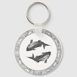 Llavero Pisces Zodiac Keychain