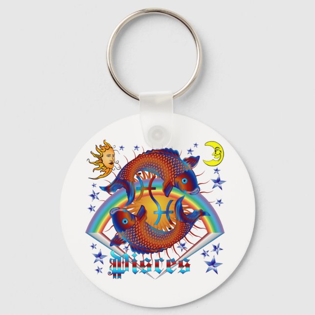 Llavero Pisces-Zodiac-V-1 (Anverso)