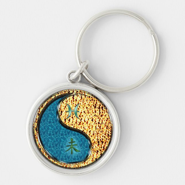 Llavero Piscis & Fire Goat (Frente)