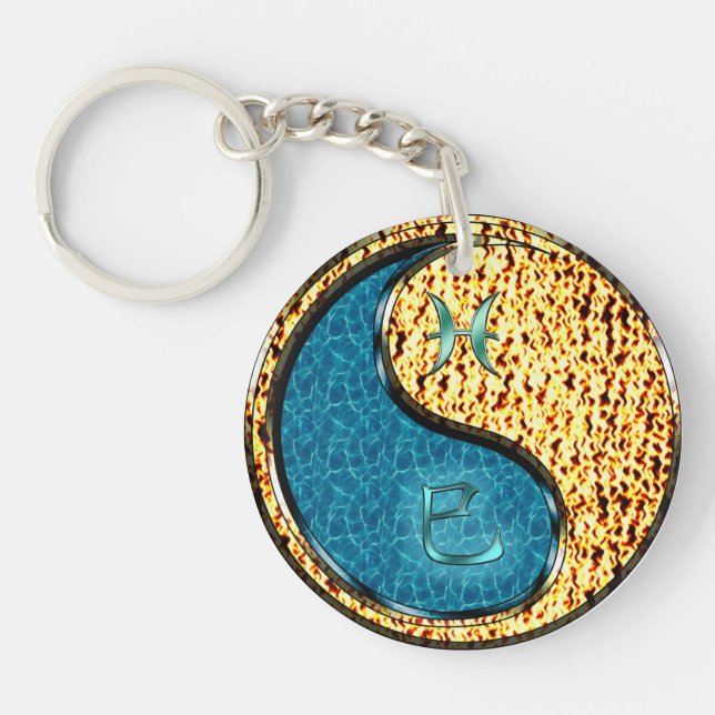 Llavero Piscis & Fire Snake (Frente)