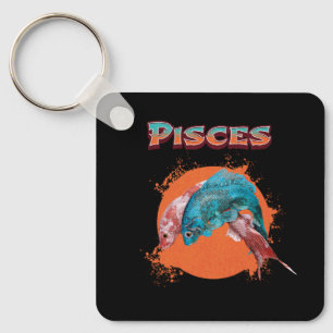 Llavero Piscis Pez Zodíaco Horóscopo Signo de Astrología d