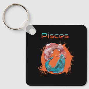 Llavero Piscis Pez Zodíaco Horóscopo Signo de Astrología d