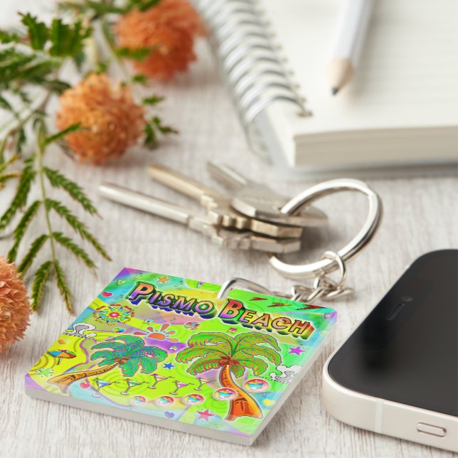 Llavero Pismo Beach Mind Focus Keychain (Frente Derecha)