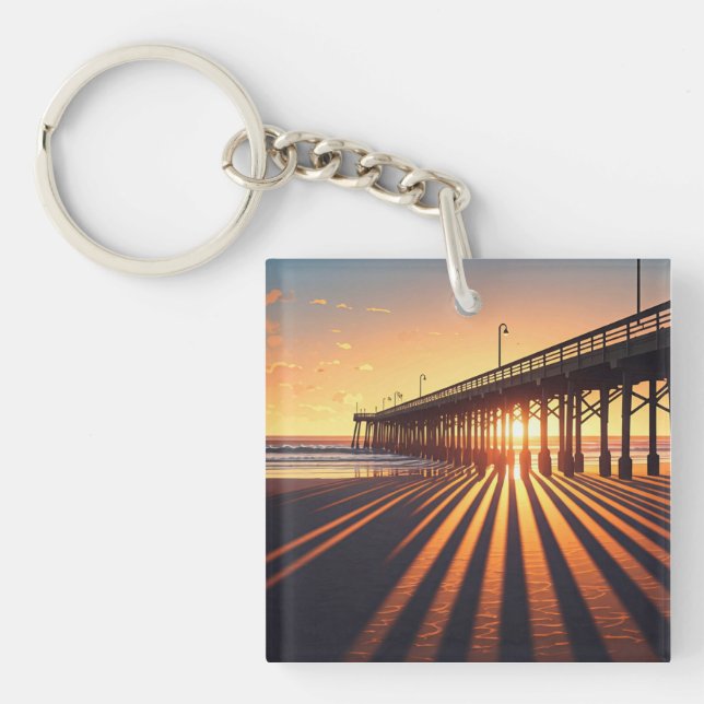 Llavero Pismo Beach Pier California (Frente)