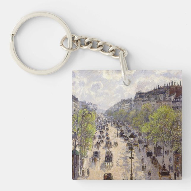 Llavero Pissarro - Boulevard Montmartre, primavera (Frente)