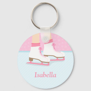 Llavero Pista de patinaje de los patines de hielo para los