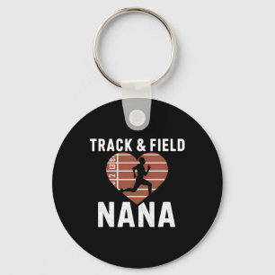 Llavero Pista Y Campo Nana Abuela Orgullosa Madre Atleta