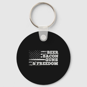 Llavero Pistolas De Cerveza Y Bandera Norteamericana Liber