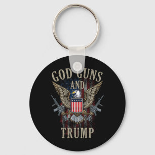 Llavero Pistolas De Dios Y Bandera De Segunda Enmienda De