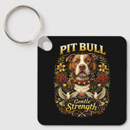 Llavero Pit Bull: Gentle Strength