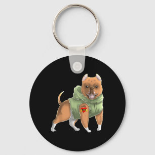 Llavero Pitbull Amo A Mamá Tattoo Camiseta De Perro Madres
