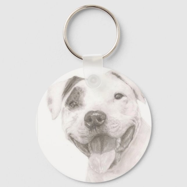 Llavero Pitbull Keychain (Anverso)