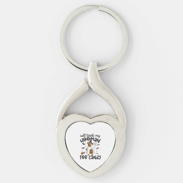 Llavero Pitpull Dog Halloween Ghost Spooky (Anverso)