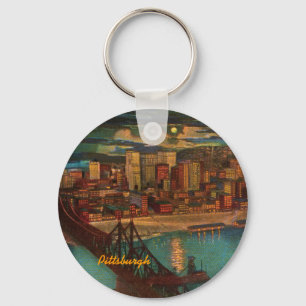 Llavero Pittsburgh By Moonlight Keychain