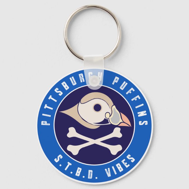 Llavero Pittsburgh Puffins S.T.B.D. Vibes (Anverso)