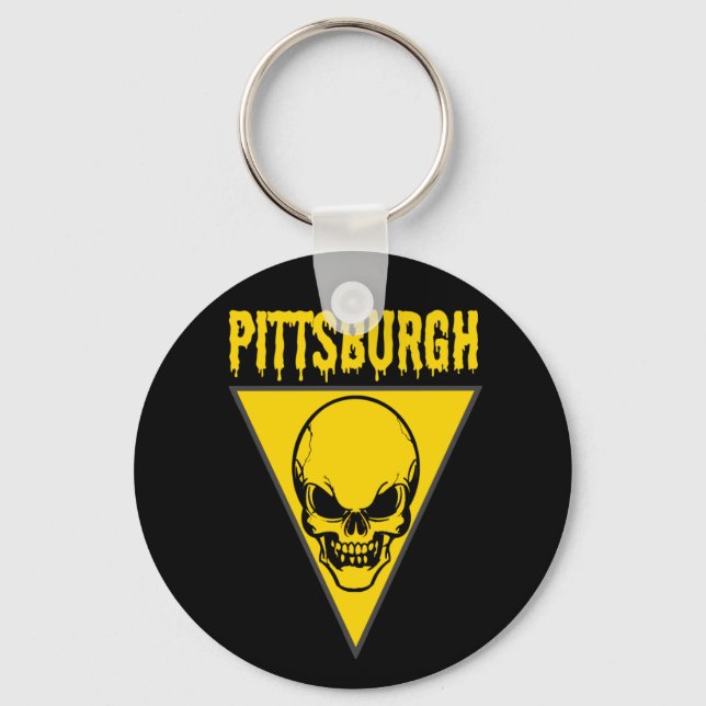 Llavero Pittsburgh Skull Keychain (Anverso)