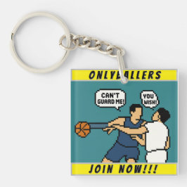 Llavero Pixel Sport Basketball Keychain - Retro Gaming Sty