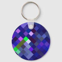 Pixelated Pattern - Indigo